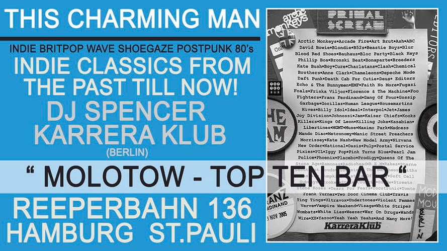 THIS CHARMING MAN
Indie Classics 1977-2017 event cover