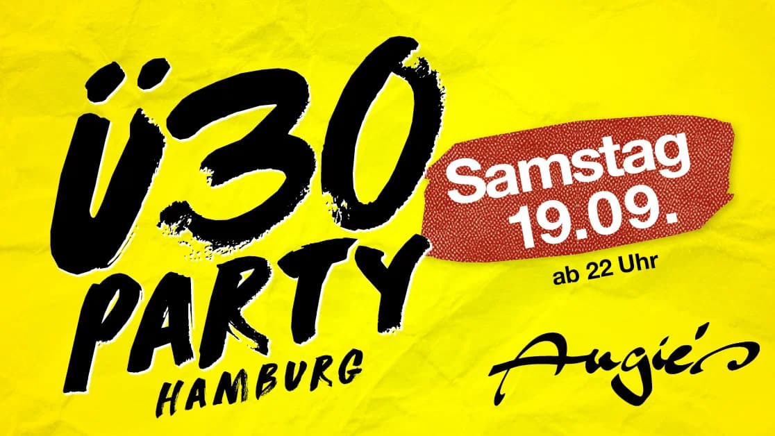 Ü30 Party Hamburg event cover