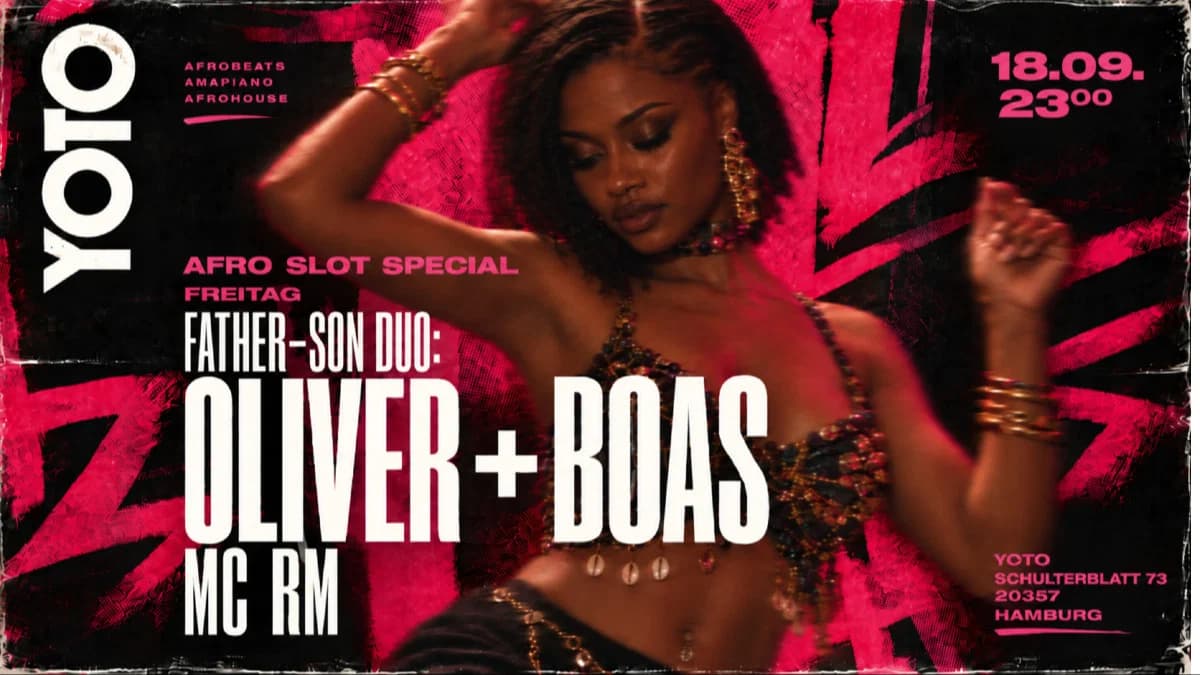 YOTO x AFRO SLOT SPECIAL w/ OLIVER & BOAS & MC RM event cover