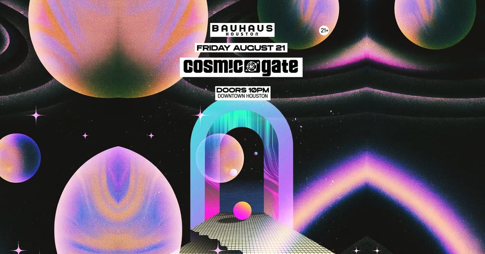 Cosmic Gate event cover