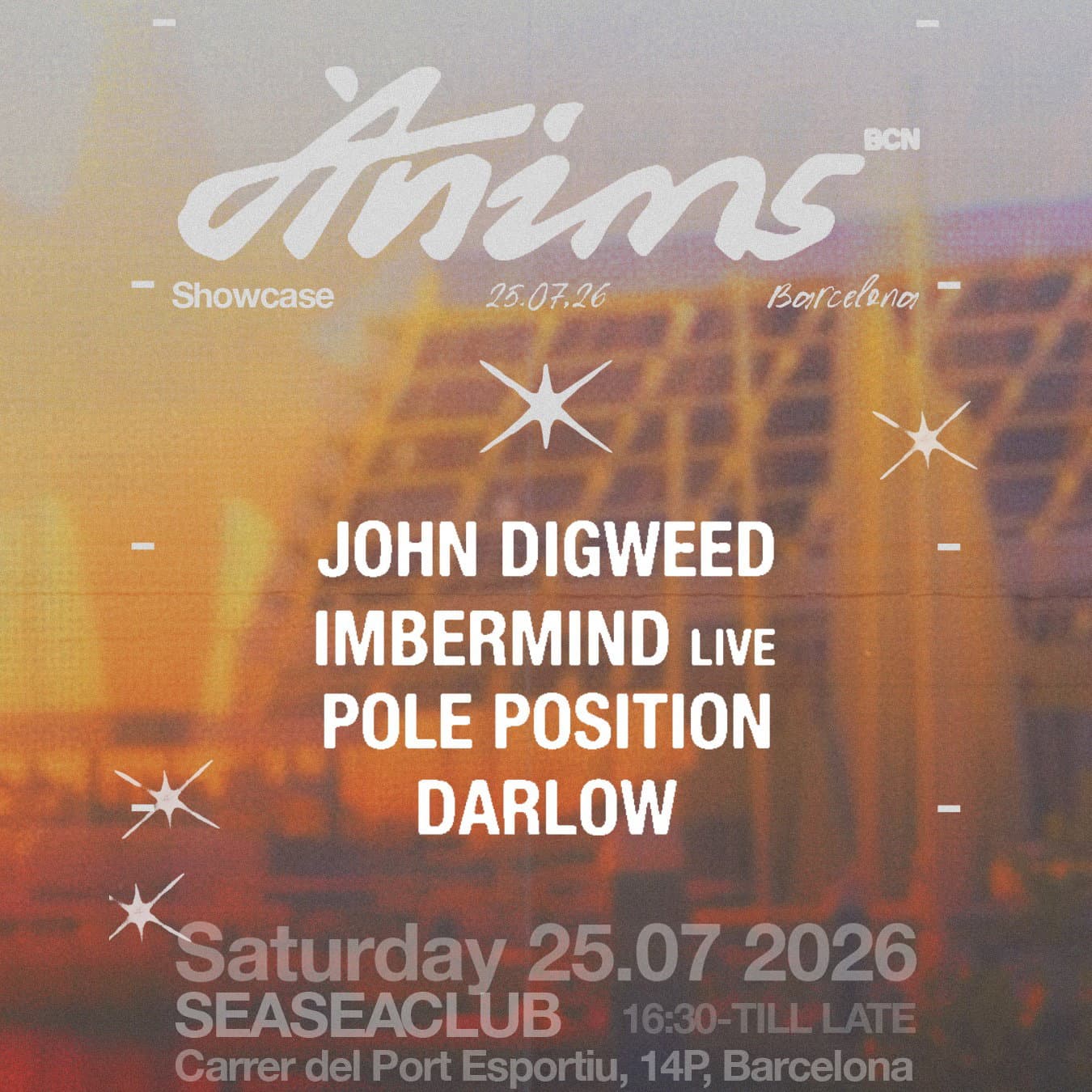 Ànims: John Digweed &Imbermind live (open air + afterparty) event cover