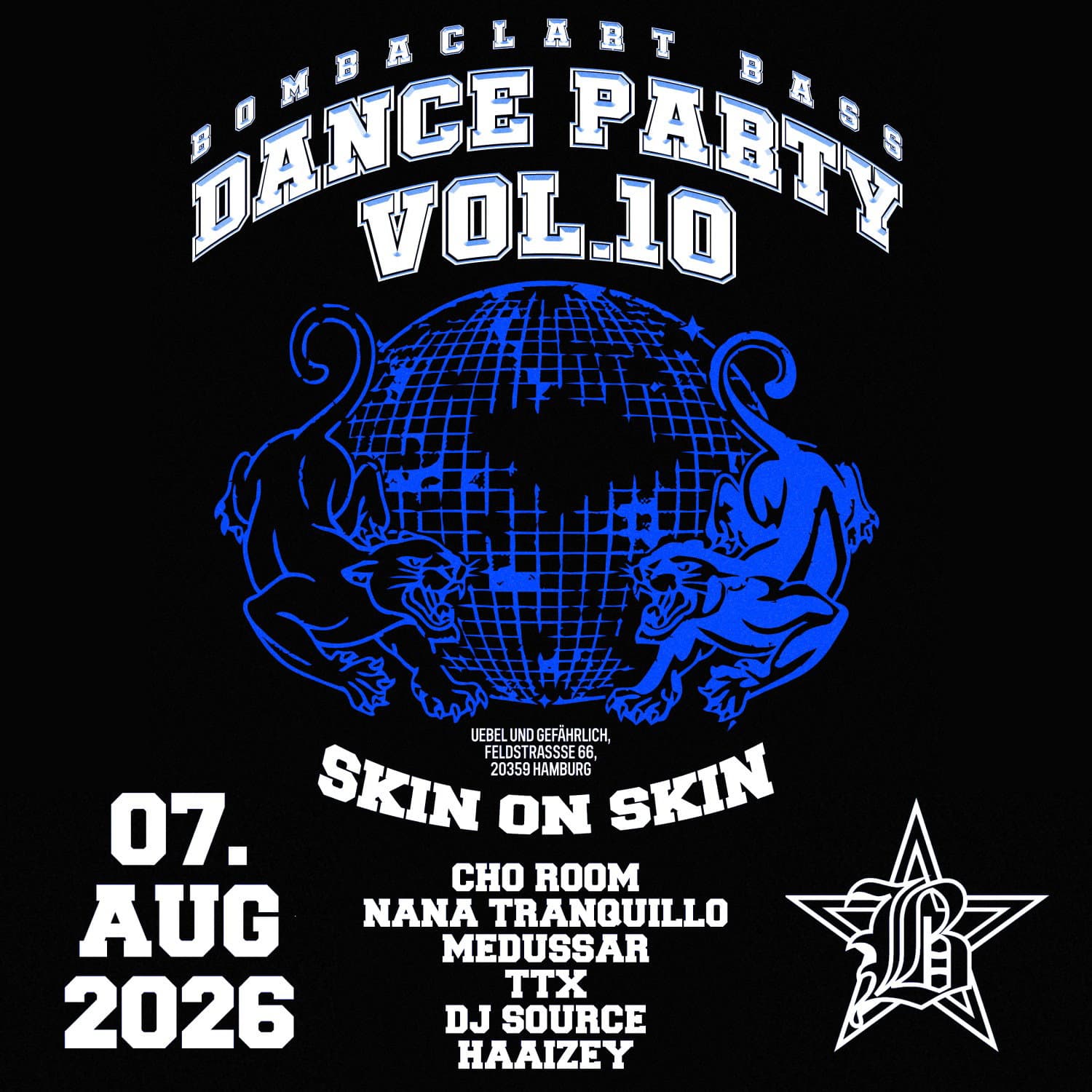 Bombaclart Bass Dance Party Vol.10 event cover