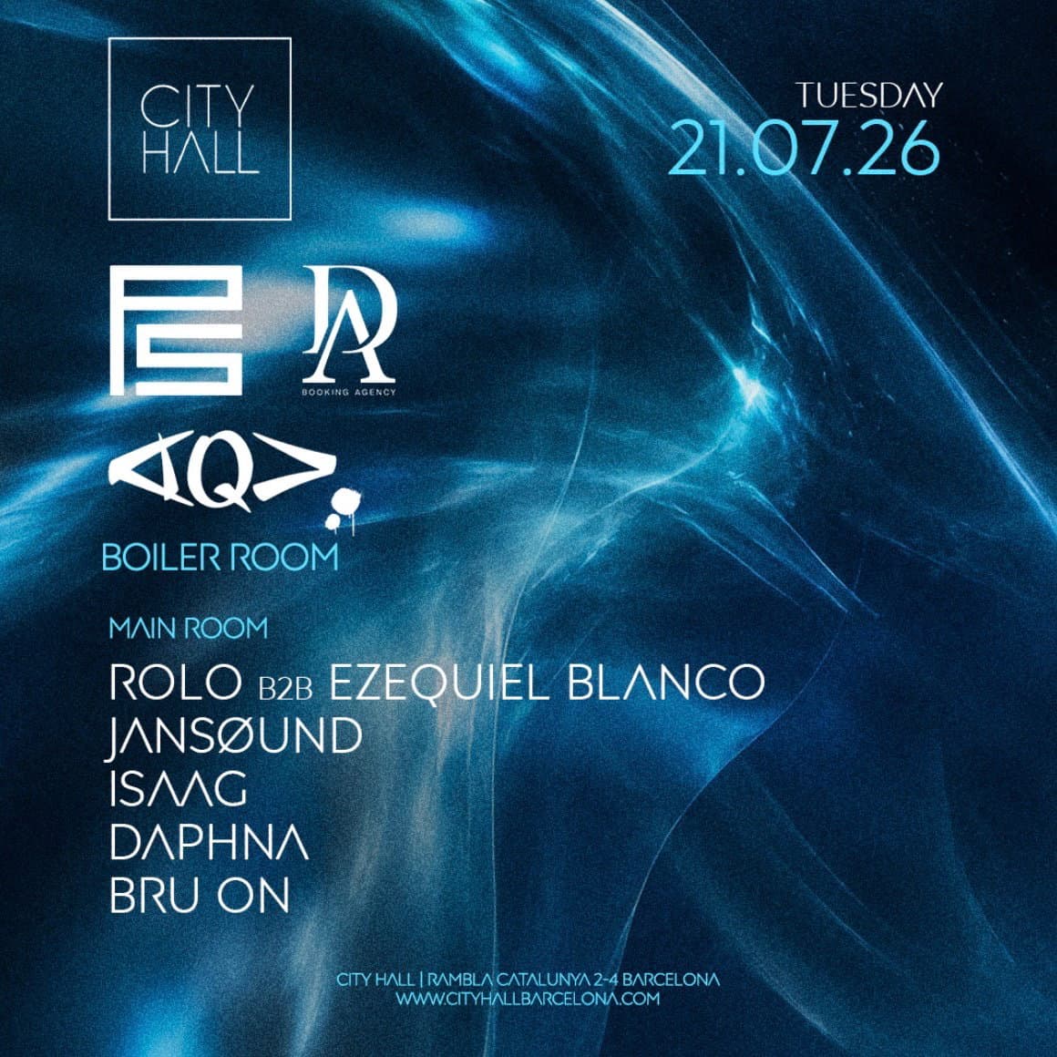 City Hall pres. PEAK SYSTEM || BOILER ROOM || Guest List event cover