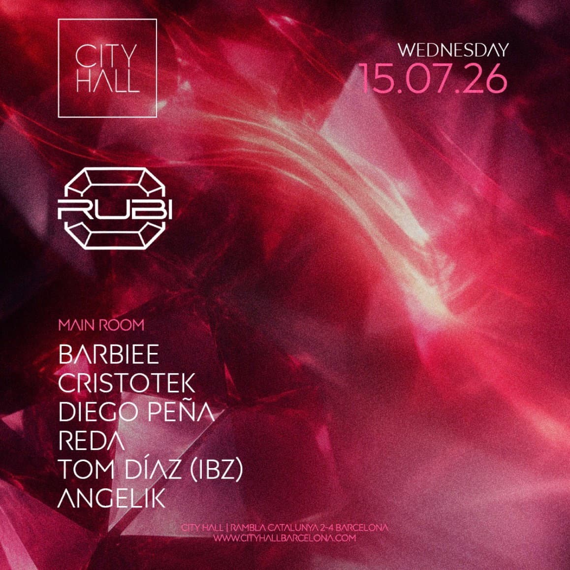 City Hall pres. RUBI SHOWCASE || Guest List event cover