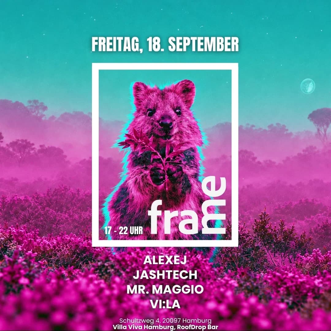 Frame Sommer Closing /W Alexej, JASHTECH, VI:LA, Mr. Maggio event cover