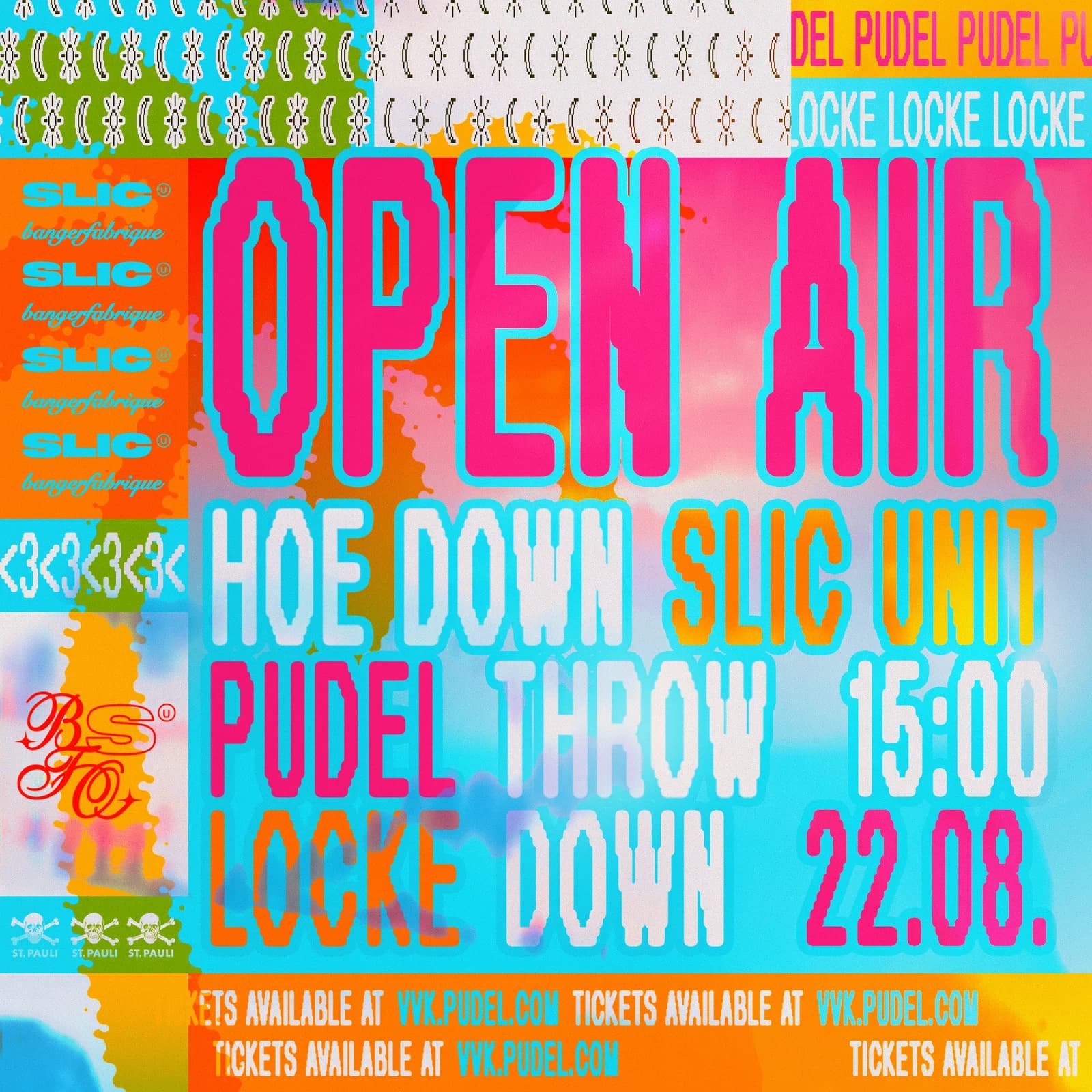 Hoe Down Throw Down x SLIC Unit Open Air event cover