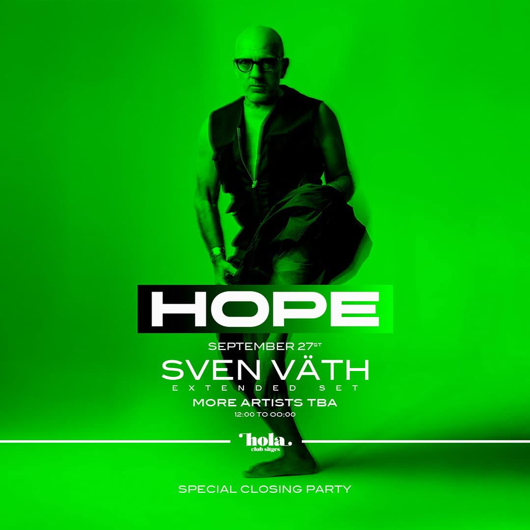HOPE pres: Beach Party with Sven Väth event cover