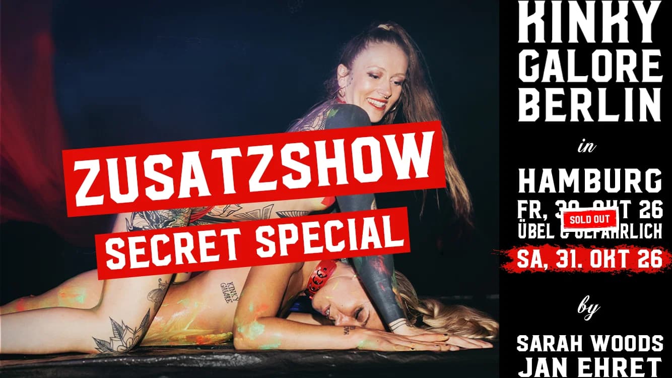 KINKY GALORE by jan.ehret Hamburg Secret Special event cover