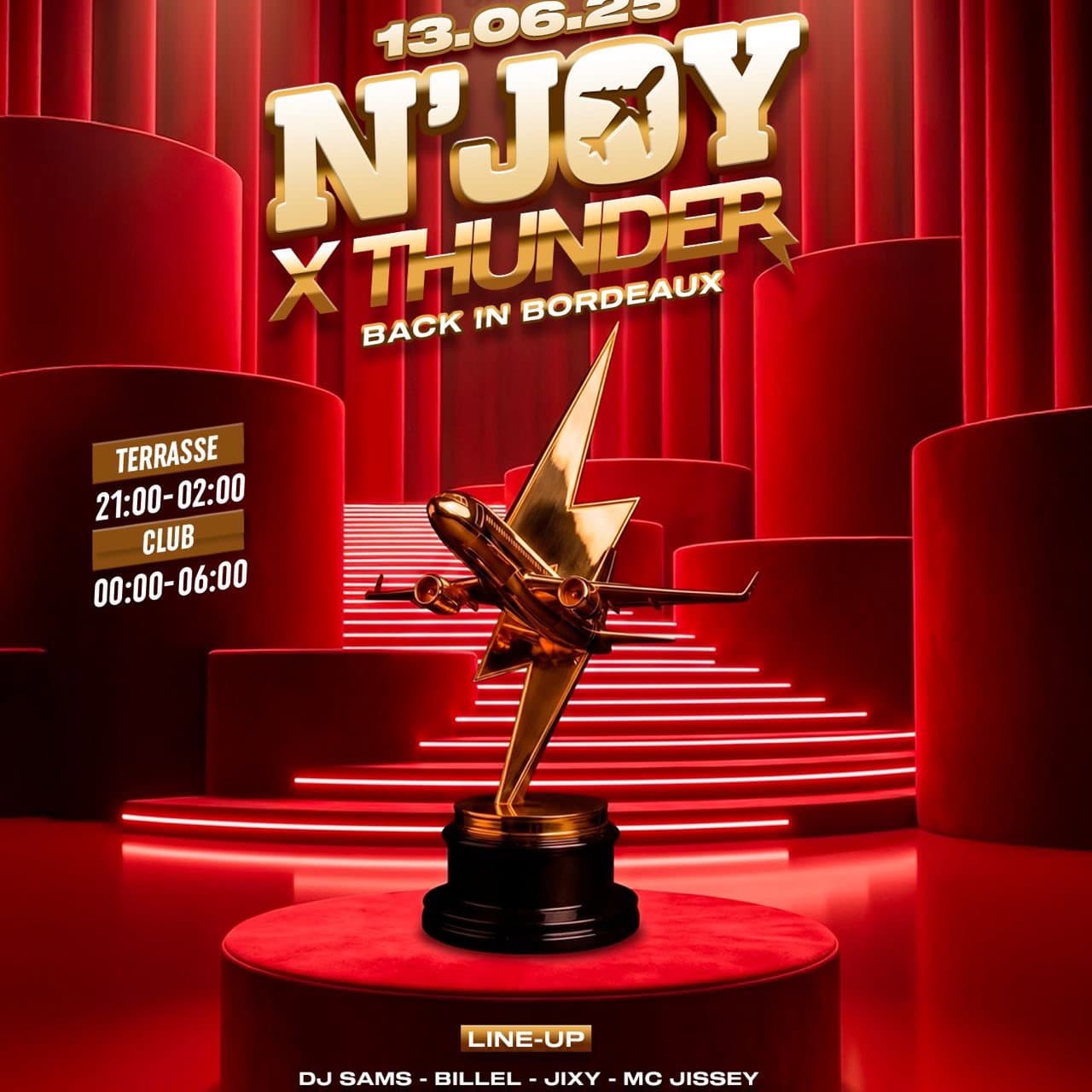 N’JOY X THUNDER A BORDEAUX : LE FEAT de l’année event cover