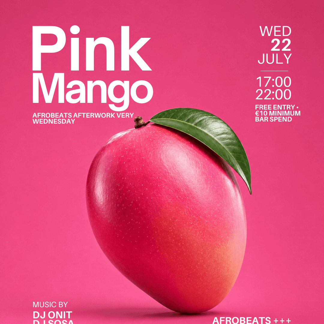Pink Mango - Afrobeats afterwork at Maaya event cover