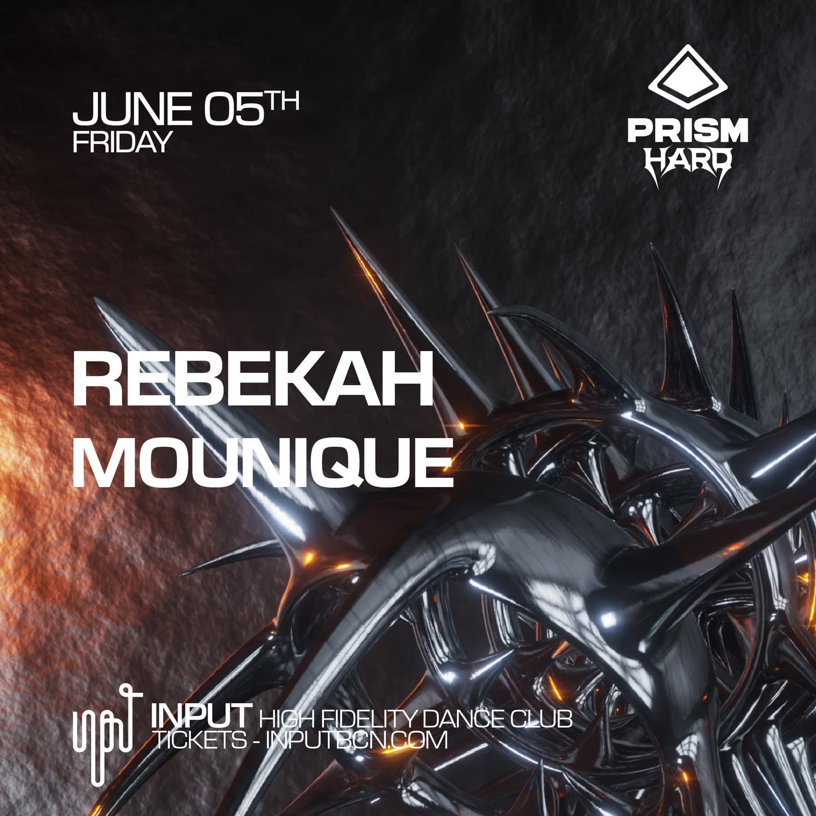 PRISM HARD pres. Rebekah event cover