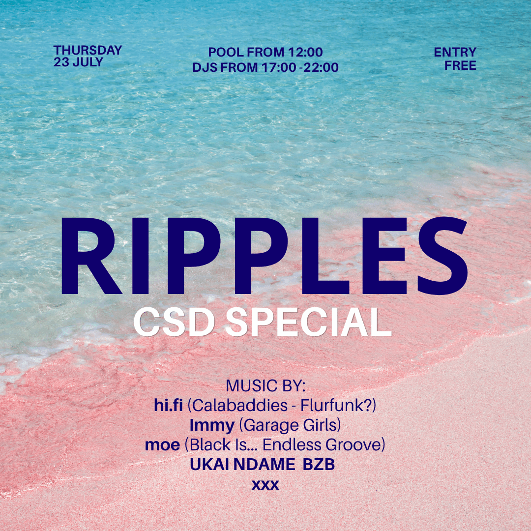 RIPPLES – CSD Special at MAAYA Pool event cover