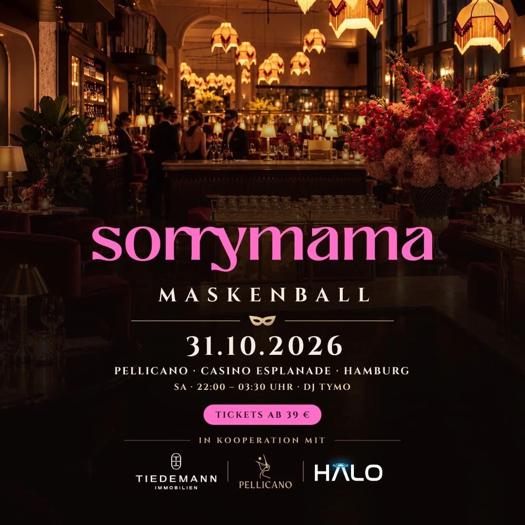 sorry mama Maskenball @ Pellicano Hamburg | 31. Oktober event cover