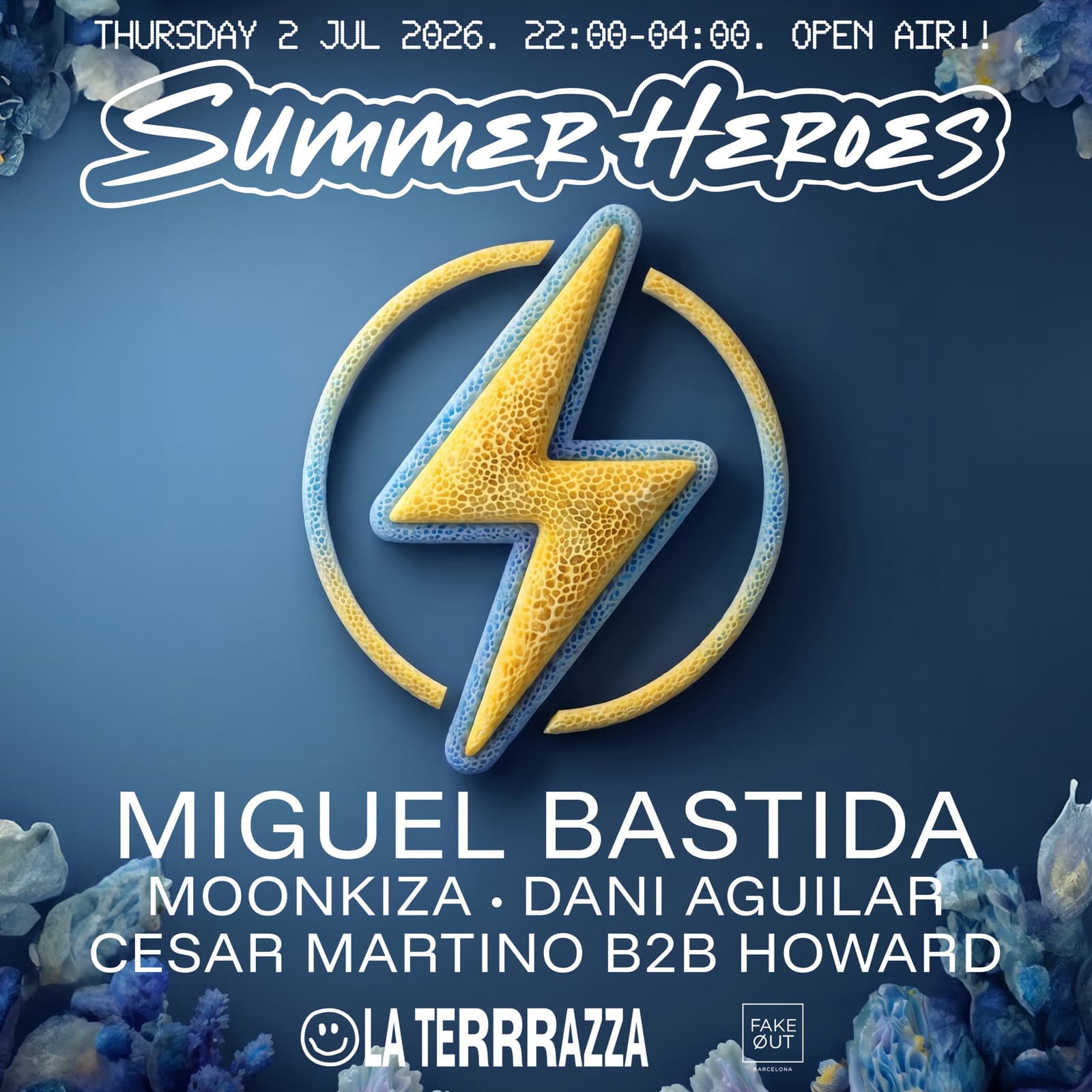 SUMMER HEROES Opening: Open Air with Miguel Bastida event cover