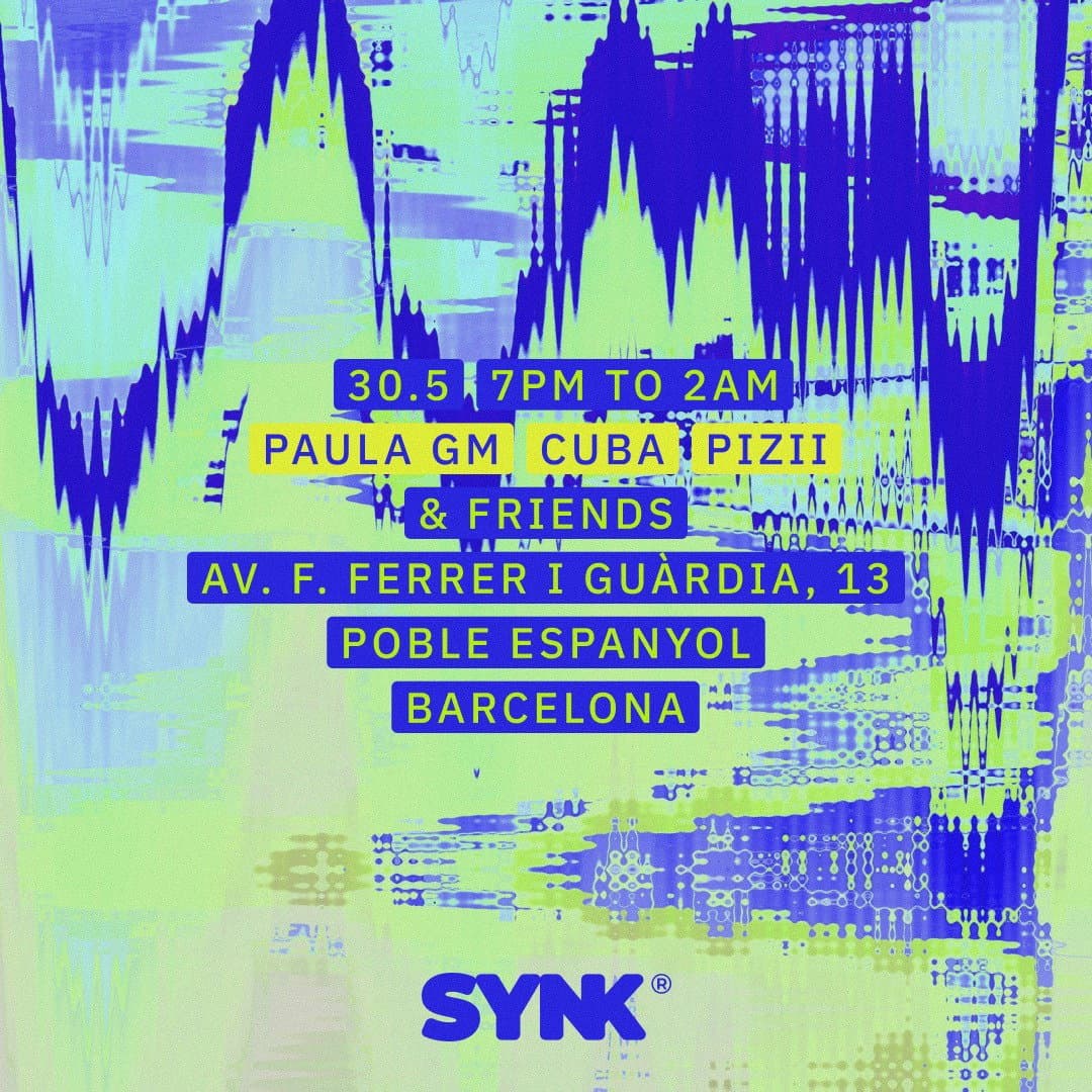 Synk. pres. Paula GM, Cuba, Pizii & Giova event cover