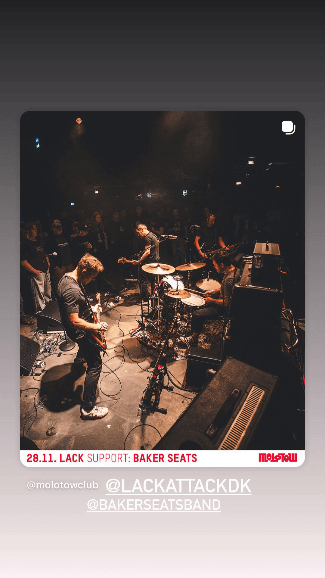 LACK + BAKER SEATS • Molotow • Hamburg event cover