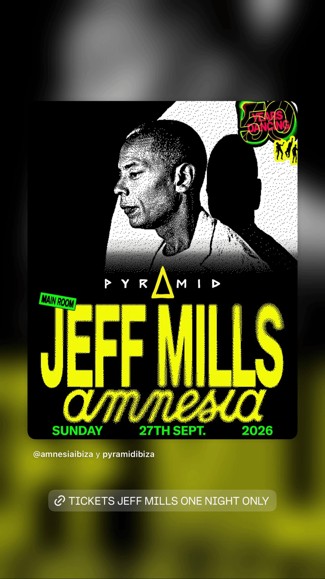 Pyramid presents Jeff Mills event cover
