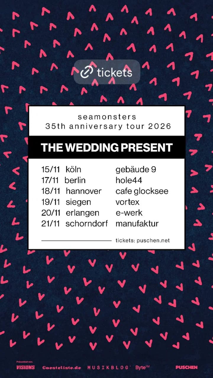 The Wedding Present - Seamonsters 35th Anniversary Tour event cover