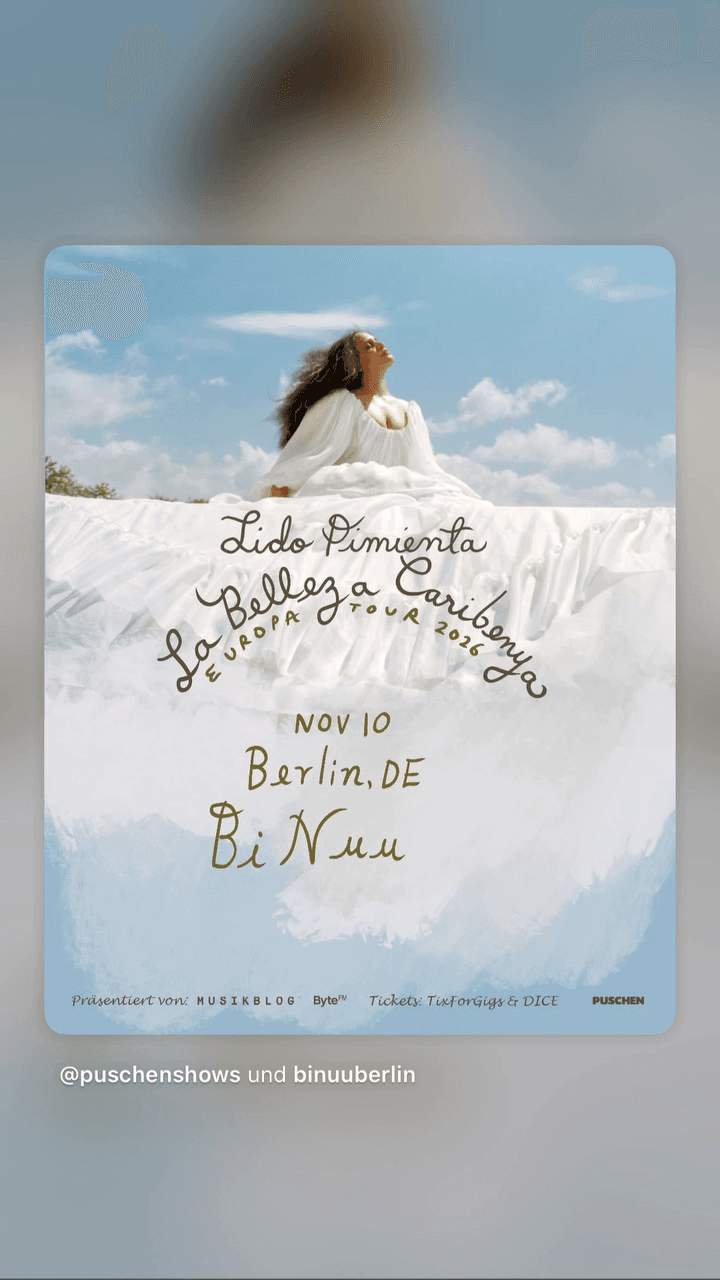 Lido Pimienta - La Belleza Caribeña Europa Tour 2026 event cover